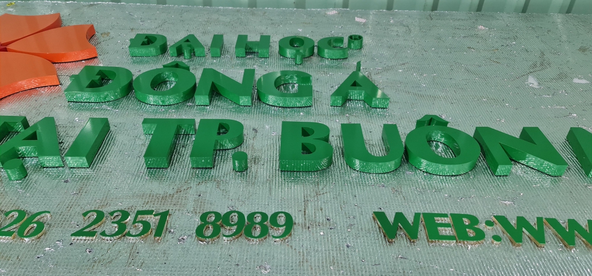 Dịch vụ gia công chữ inox tại Phan Thiết Bình Thuận 7 gia công chữ inox sơn hấp nhiệt