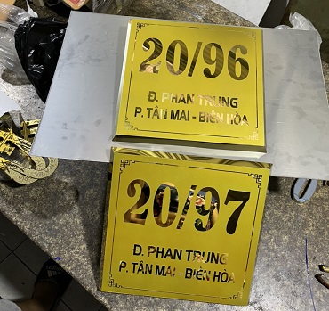 Làm Biển Số Nhà Ở Biên Hòa 7 làm biển số nhà trảng bom
